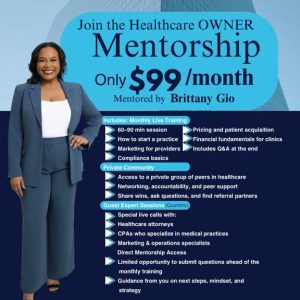 Healthcare Owner Mentorship